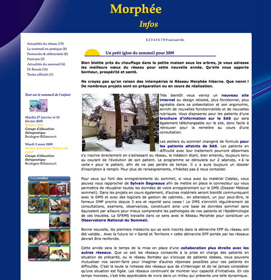 Morphée infos