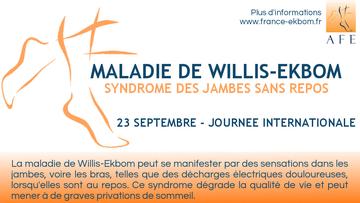 Syndrome des jambes sans repos : Journée internationale le Syndrome des jambes sans repos : Journée internationale le